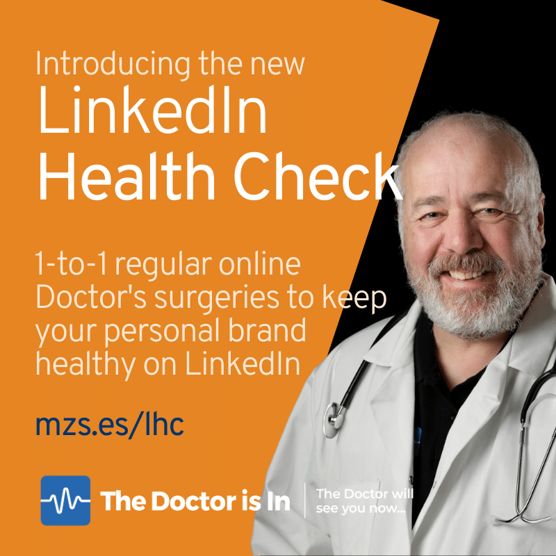 Doctor-LinkedIn-Help-Check-Regular-LinkedIn-Surgery-for-your-personal-brand-from-Doctor-David-Petherick.