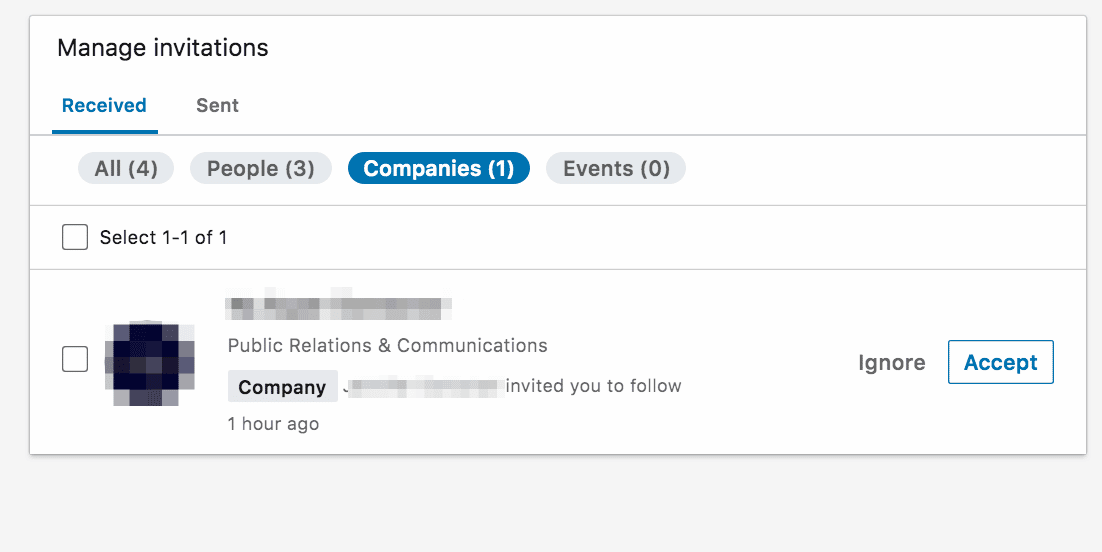 Invite connections to folllow your company page