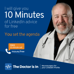 Ten Minutes of free expert LinkedIn Advice