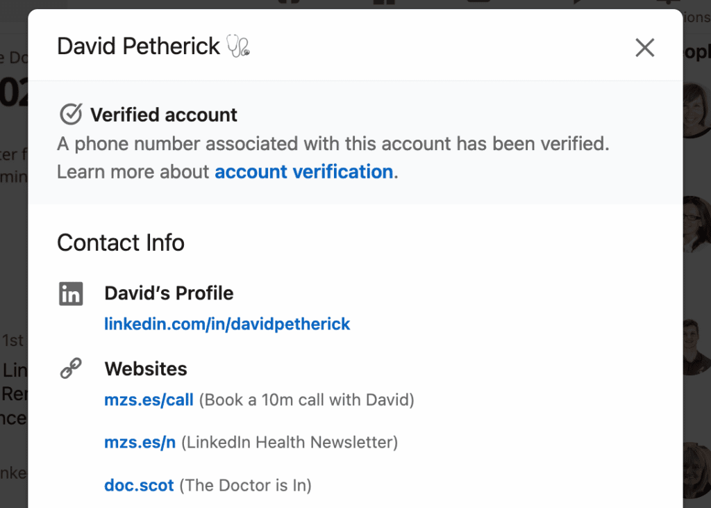 How To Set Up LinkedIn Profile Verification The Doctor Is In LinkedIn